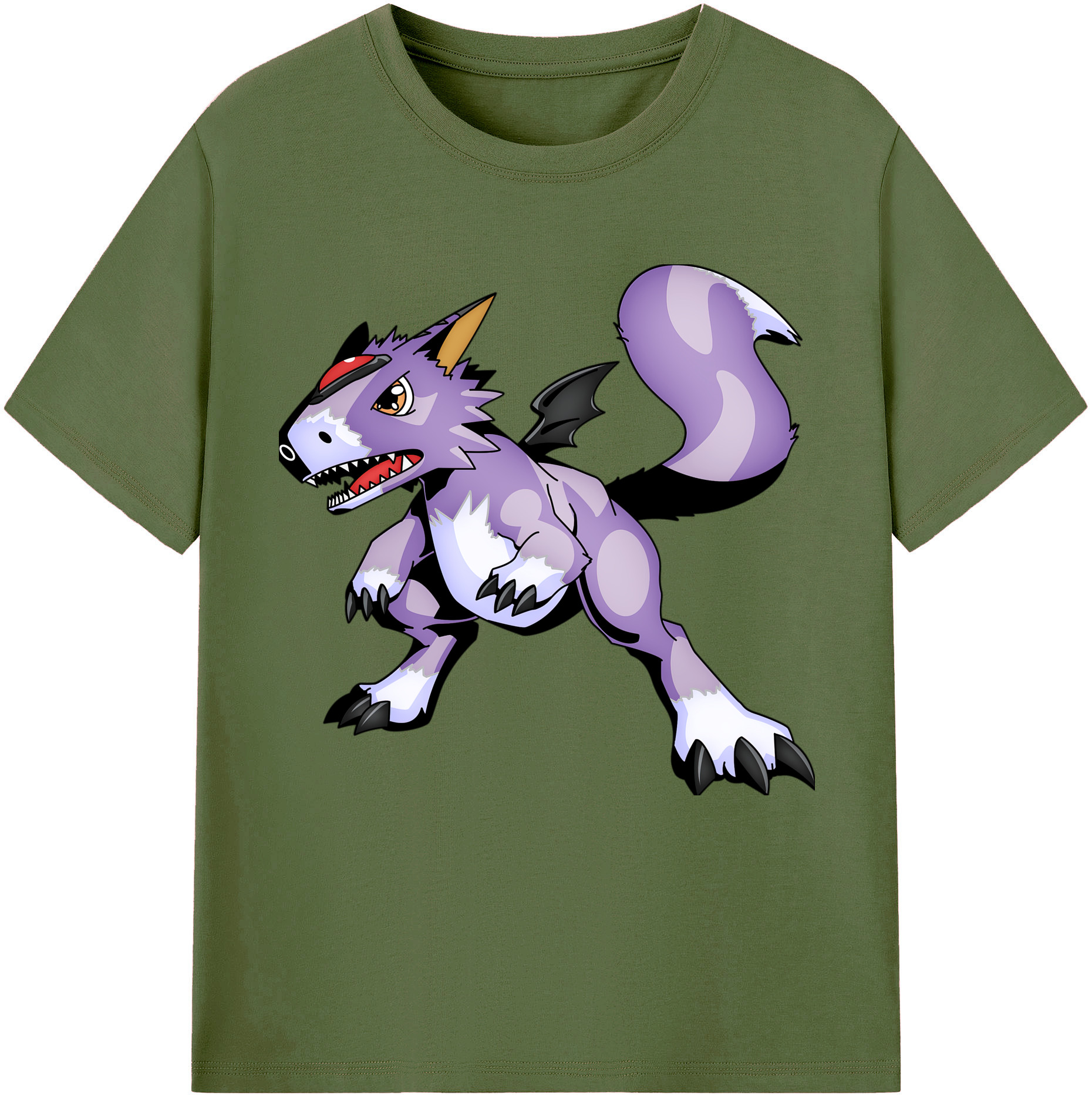 （画像用） Digimon デジタルモンスター/デジモン 綿100％半袖Tシャツ（フロントプリント）